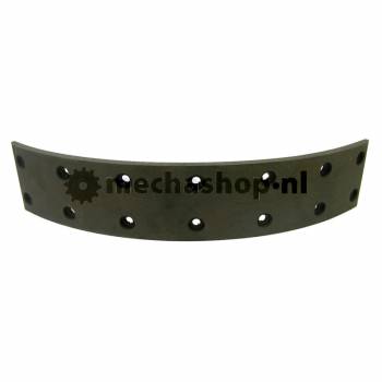 Remvoering voor voetrem,
kort, 60 x 7 x 283 mm, 
12 gaats - 154042108